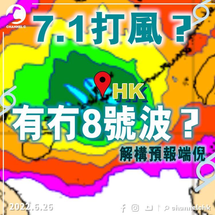 風暴預測｜7.1打風？有冇8號波？動畫解構低壓增強逼港預報端倪｜天氣師李鈺廷｜科普冷知識