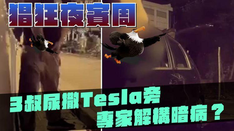 猖狂夜賓周直擊！3叔尿撒Tesla旁 膀胱瘤先兆？露體癖反社會人格？醫生心理學家解構｜群翁尿灌花槽疑聚賭 曾被拆檔 惡招翻生再屙 引童模仿｜SAGAMI相模安全套特約