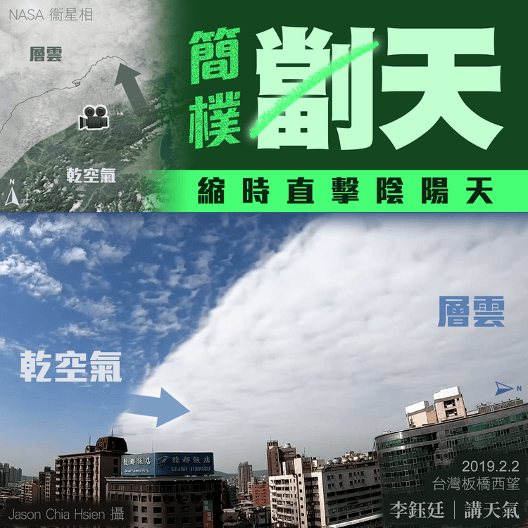 縮時直擊劏天奇景！解構「陰陽天」冷知識 2大條件成關鍵｜天氣師李鈺廷