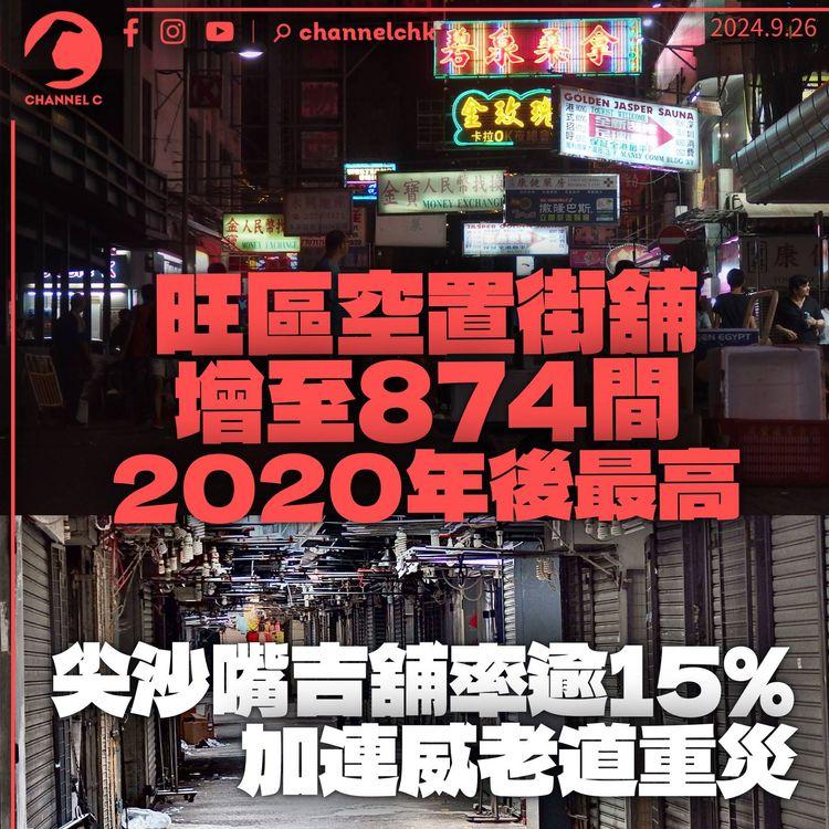 旺區空置街舖半年大增154間創4年新高　尖沙嘴吉舖率逾15%　加連威老道近1/3街舖無人租