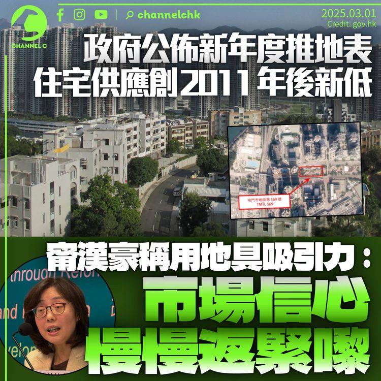 政府新年度住宅供應量創2011年後新低　甯漢豪稱用地具吸引力：市場信心慢慢返緊嚟