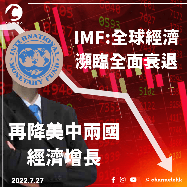 IMF：全球經濟瀕臨全面衰退 再降美中兩國經濟增長