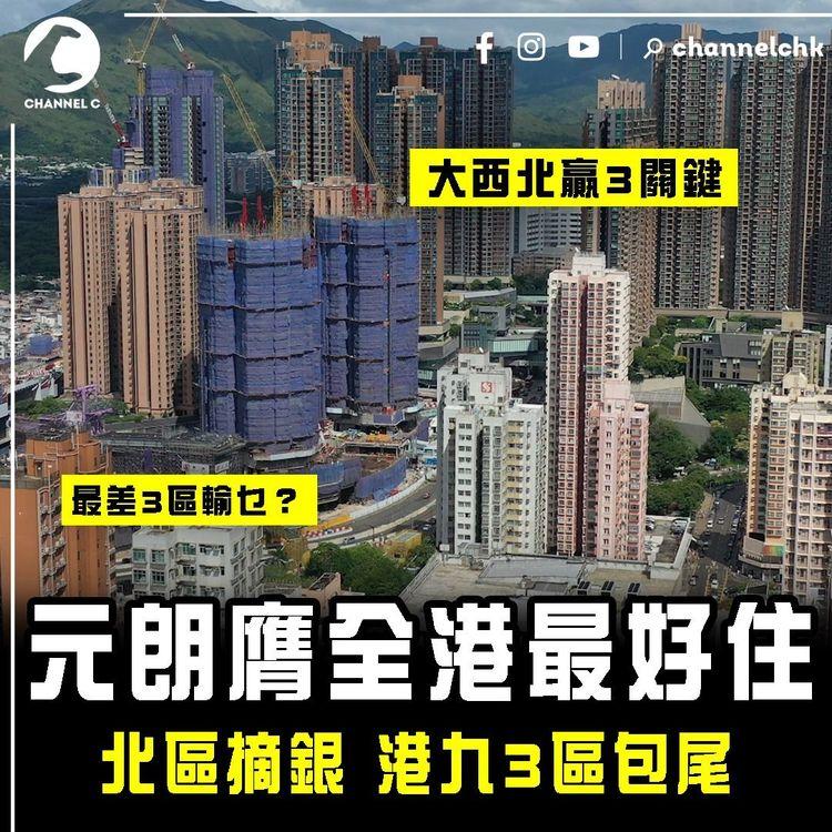 元朗角被封全港最好住！北區摘銀 調查揭大西北贏3關鍵｜港九3區包尾 竟因缺兒童設施？