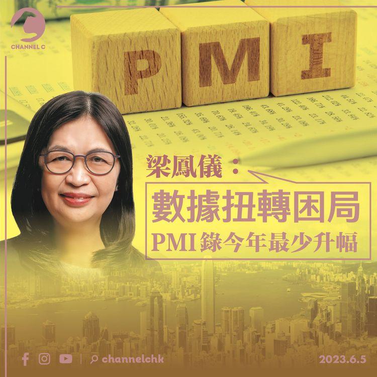 梁鳳儀：數據扭轉困局 PMI錄今年最少升幅