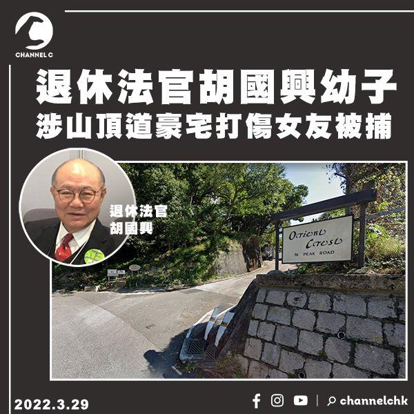 山頂道豪宅女子遭男友打傷 據報退休法官胡國興幼子被捕