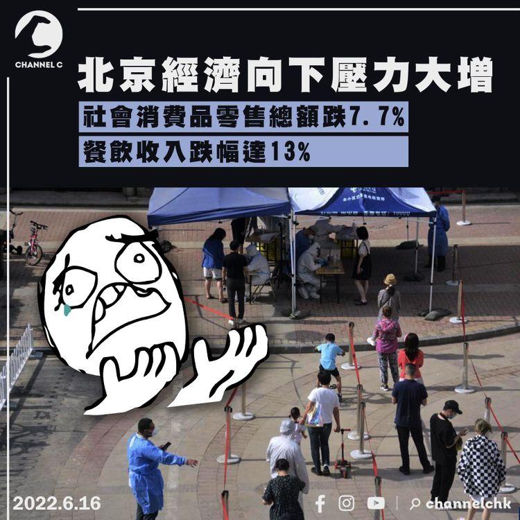 社會消費品統計數字 露北京疫情的底